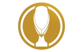 Golden Trophy Cups And Awards Logo 25