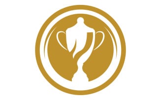 Golden Trophy Cups And Awards Logo 26