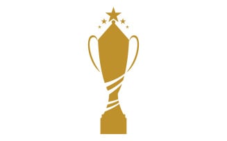 Golden Trophy Cups And Awards Logo 5
