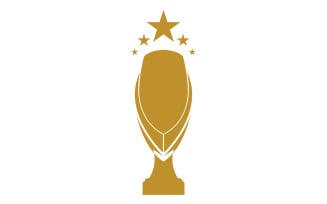 Golden Trophy Cups And Awards Logo 6