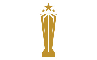 Golden Trophy Cups And Awards Logo 7