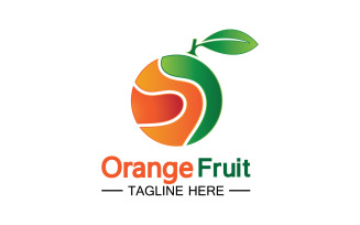 Orange Fruits Fresh Symbol Logo 18