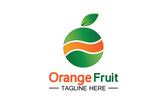 Orange Fruits Fresh Symbol Logo 19
