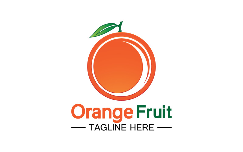 Orange Fruits Fresh Symbol Logo 23 Logo Template