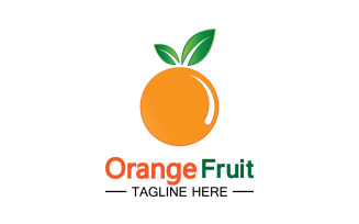 Orange Fruits Fresh Symbol Logo 25