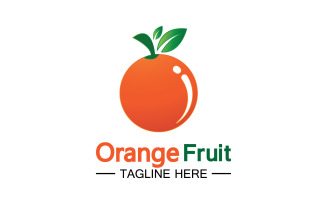 Orange Fruits Fresh Symbol Logo 27