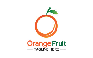 Orange Fruits Fresh Symbol Logo 32