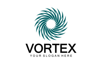 Vortex Circle Ring Vector Logo Tempate 10