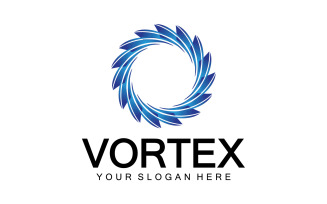 Vortex Circle Ring Vector Logo Tempate 12