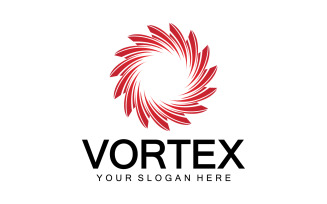 Vortex Circle Ring Vector Logo Tempate 13