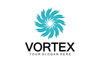 Vortex Circle Ring Vector Logo Tempate 14