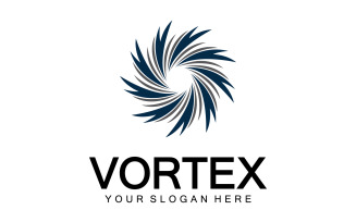 Vortex Circle Ring Vector Logo Tempate 17