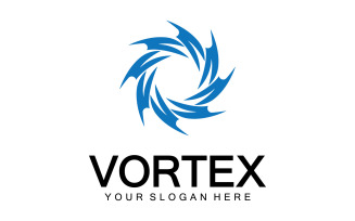 Vortex Circle Ring Vector Logo Tempate 18