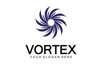 Vortex Circle Ring Vector Logo Tempate 19