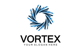 Vortex Circle Ring Vector Logo Tempate 23