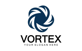 Vortex Circle Ring Vector Logo Tempate 7