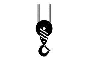 Crane Logo Contruction Vector Symbol 2