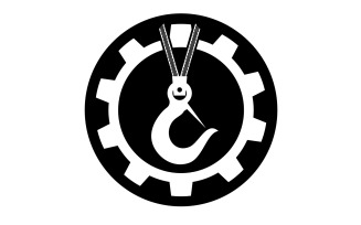 Crane Logo Contruction Vector Symbol 30