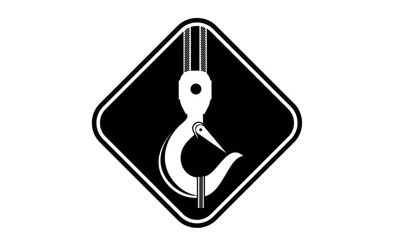 Crane Logo Contruction Vector Symbol 5 Logo Template