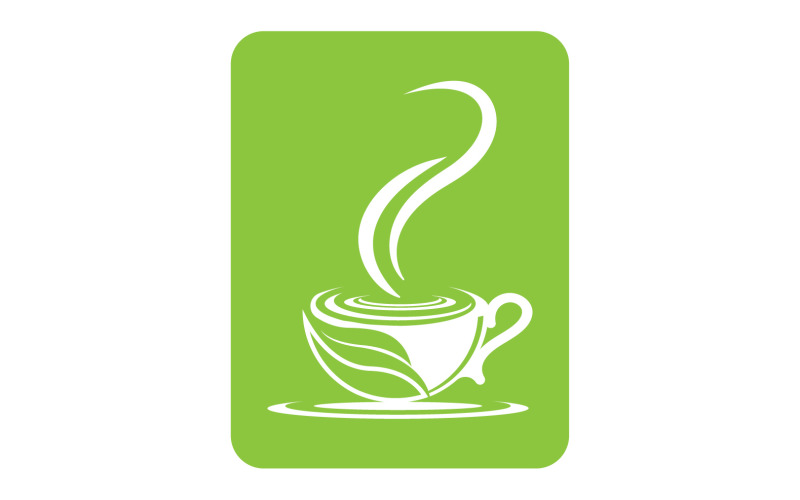 Green Tea Drink Logo Vector Template 5 Logo Template