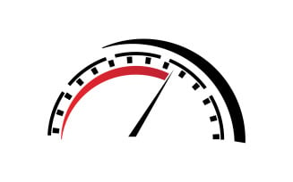 Faster Speed Spedometer Sport Logo 19