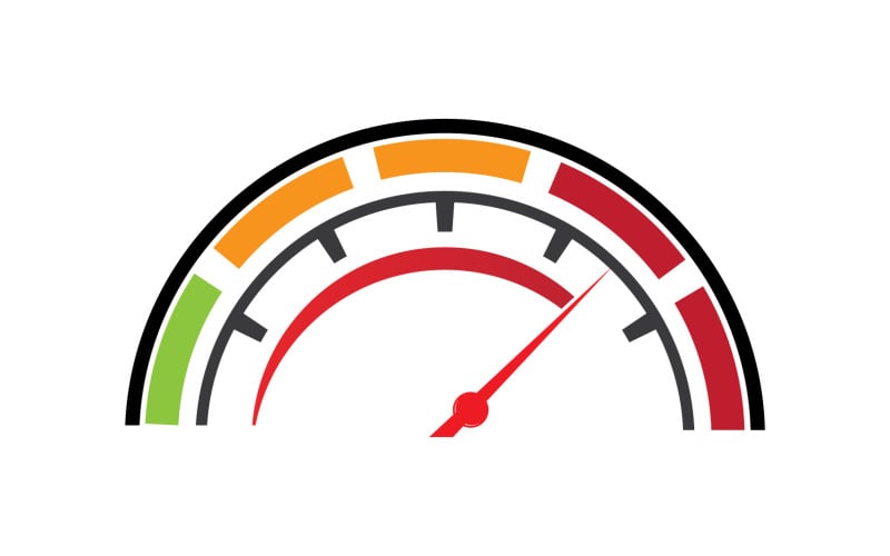 Faster Speed Spedometer Sport Logo 25 Logo Template