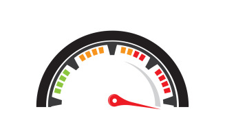 Faster Speed Spedometer Sport Logo 35