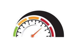 Faster Speed Spedometer Sport Logo 38