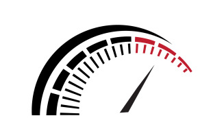 Faster Speed Spedometer Sport Logo 43