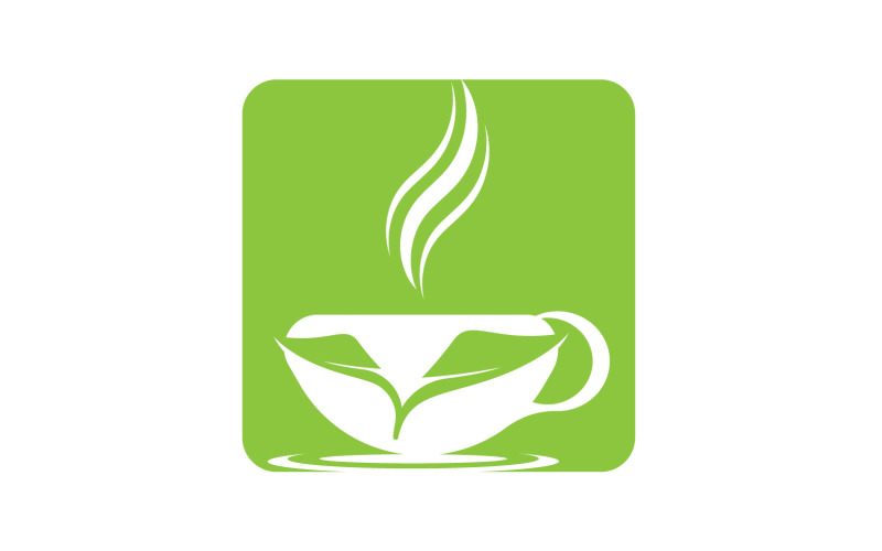 Green Tea Drink Logo Vector Template 14 Logo Template