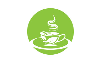 Green Tea Drink Logo Vector Template 21