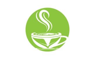 Green Tea Drink Logo Vector Template 22