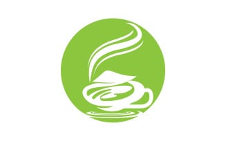 Green Tea Drink Logo Vector Template 24