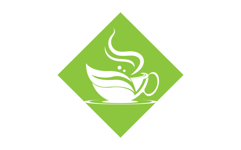 Green Tea Drink Logo Vector Template 30 Logo Template