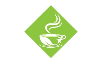 Green Tea Drink Logo Vector Template 31