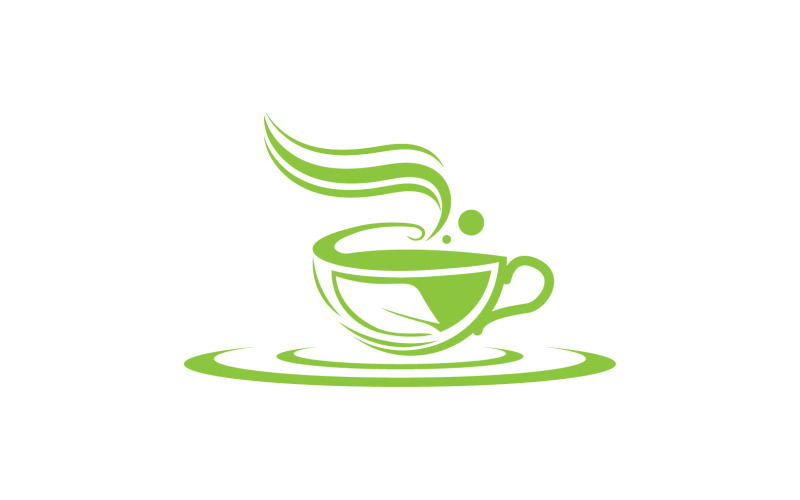Green Tea Drink Logo Vector Template 35 Logo Template