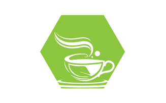 Green Tea Drink Logo Vector Template 39