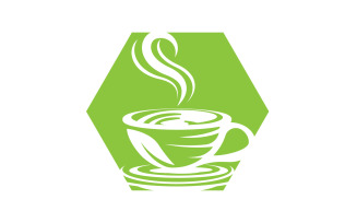 Green Tea Drink Logo Vector Template 40