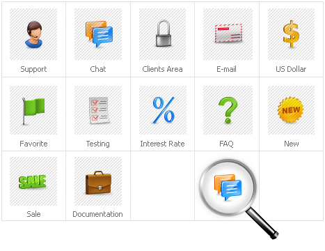 Icon-Sammlung Vorlage für Neutral #30378 - Screenshot