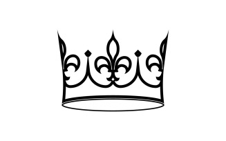 Crown Logo Template Vector Icon Illustration 10
