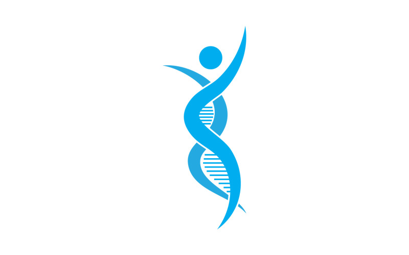 Human DNA logo Icon Design Vector 10 Logo Template