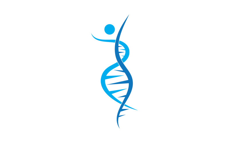 Human DNA logo Icon Design Vector 11 Logo Template
