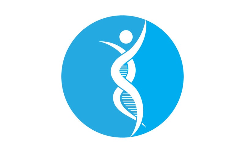 Human DNA logo Icon Design Vector 26 Logo Template