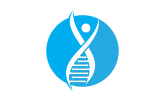 Human DNA logo Icon Design Vector 27