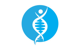 Human DNA logo Icon Design Vector 30