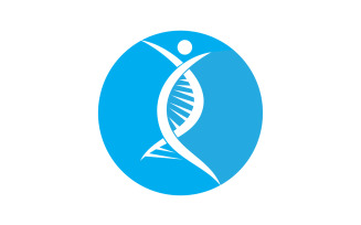 Human DNA logo Icon Design Vector 31