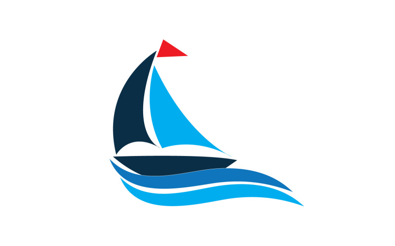 Ocean Cruise linear Ship Silhouette logo Vector 17 Logo Template