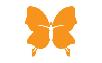 Beauty Flying Women Vintage Butterfly Logo 5