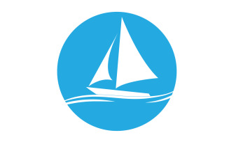 Ocean Cruise linear Ship Silhouette logo Vector 55