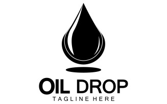 Oil Drop Logo Vector Illustration Design Template 20
